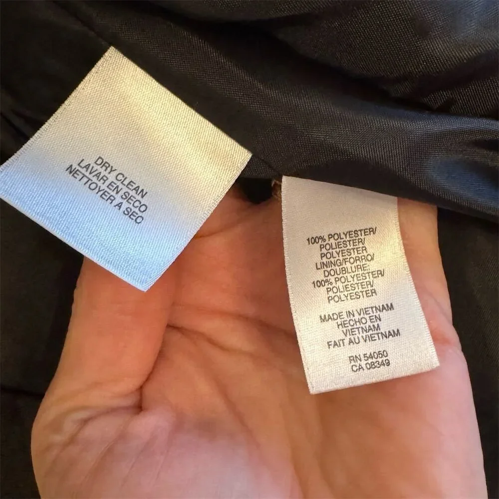 Jones Studio Women's Black Blazer Jacket Size 12 Formal Mid-Length